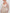 Apricot V-neck Lace And Chiffon Dress