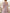 Pink and Grey Batwing Sleeve Chiffon Bridesmaids Dress