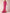 Rose Red With Ruffled Side Slits Maxi Dress