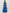 Blue Sleeveless Chiffon Print Maxi Dress