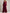 Burgundy Chiffon Long Sleeves With Ruffles Maxi Dress