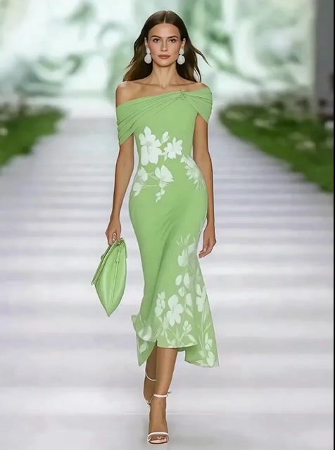 Elegant Workplace Party Holiday Midi Dress