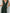 Romantic Green Tulle Gown with Ruffled Sleeves and Plunging Neckline