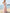 Light Pink Halter Neck Detachable Sleeves