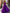 Vibrant Purple Chiffon Gown with Plunging Neckline and Belted Waist
