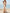 Apricot Fitted One Shoulder Long Pleated Slit Bridesmaid Dress