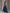 Navy Chiffon Evening Dress – Lace Bodice with High-Low Hemline & Pleated Skirt